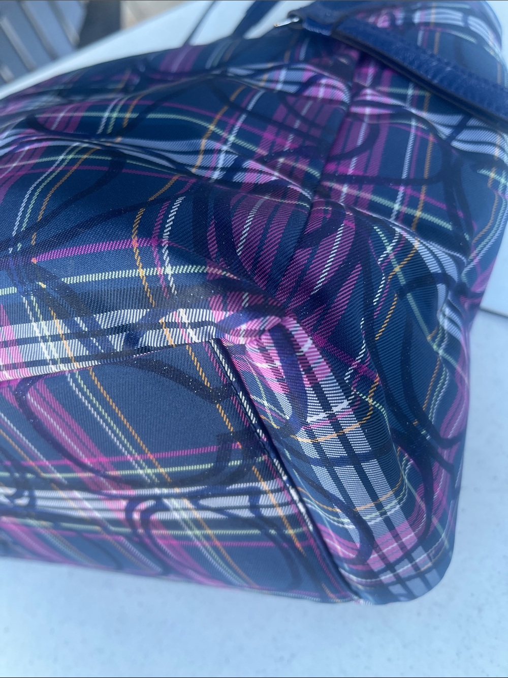 Coach Poppy Tartan Plaid Large Coach diaper bag. EUC - Picture 12 of 16